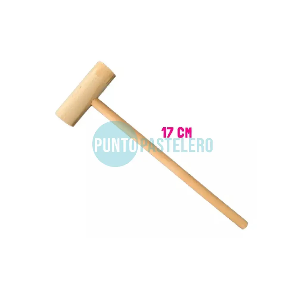 MARTILLO DE MADERA 12 CM (TORTA PIÑATA)