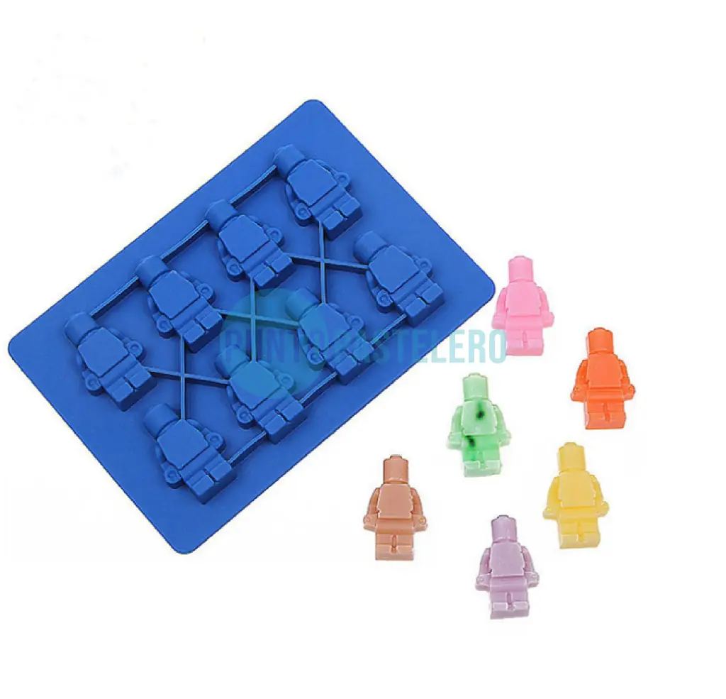 [MS13] MOLDE DE SILICONA MUÑECO LEGO - ROBOT [P]