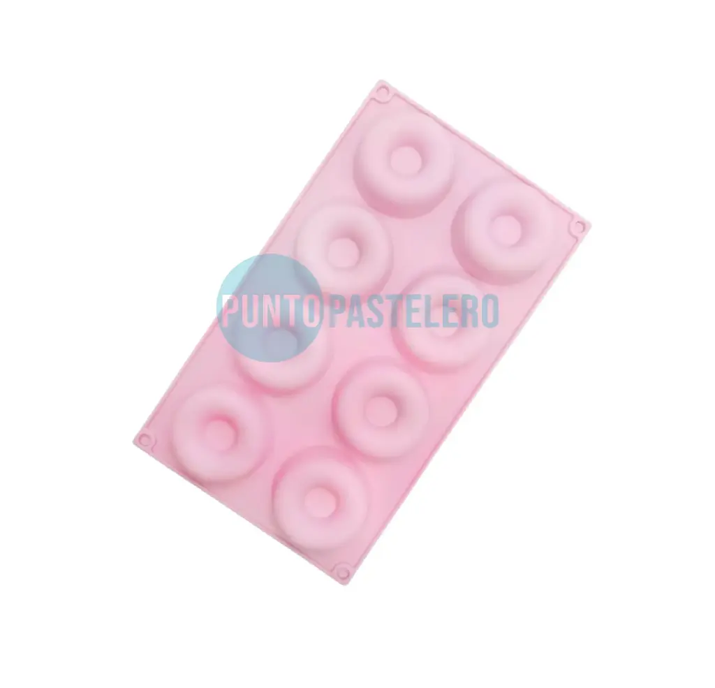 MOLDE SILICONA 8 DONAS [P]