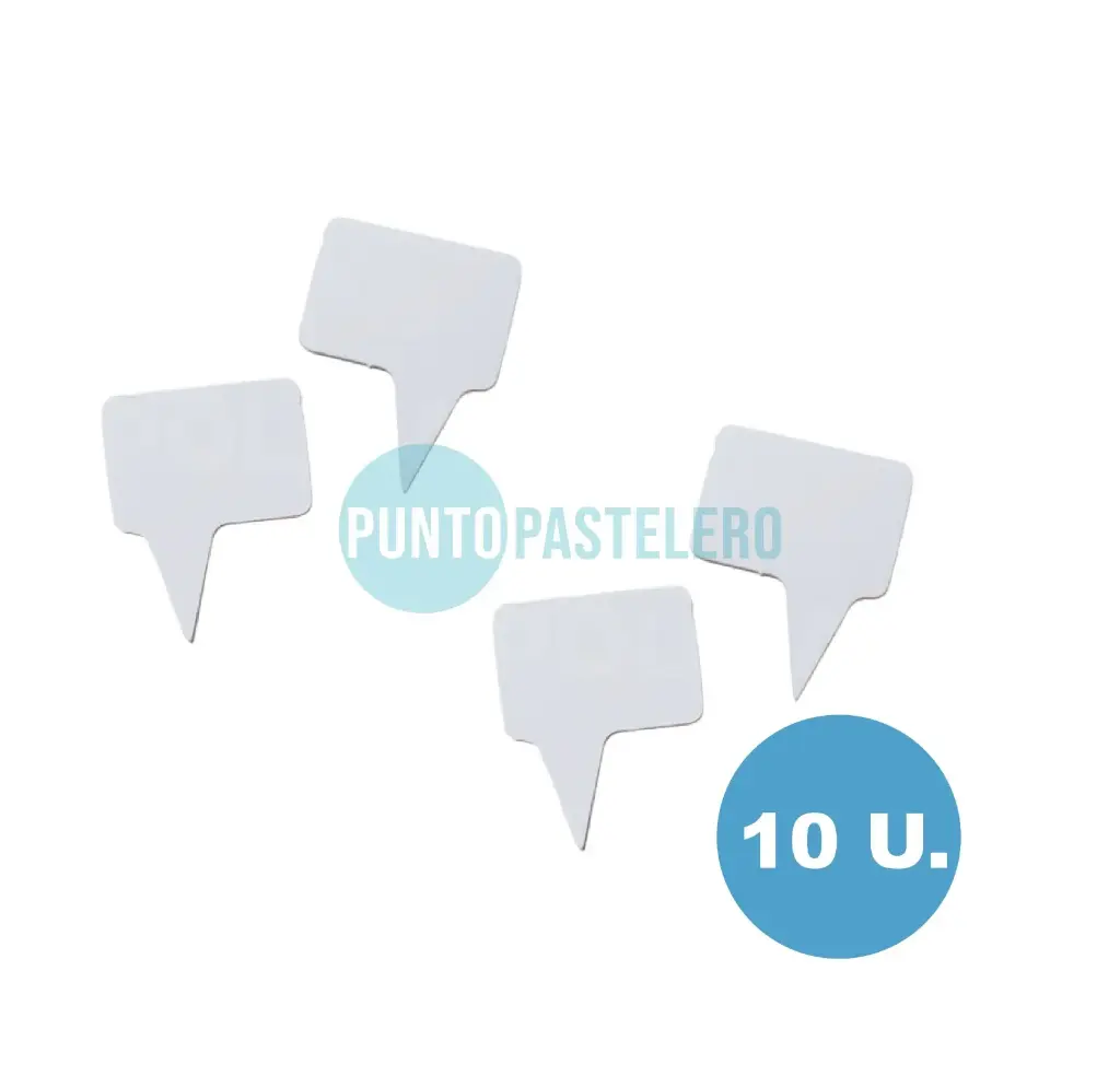 PORTA PRECIO PLASTICO N°1 (X 10 U.) (3.5 X 5 CM)