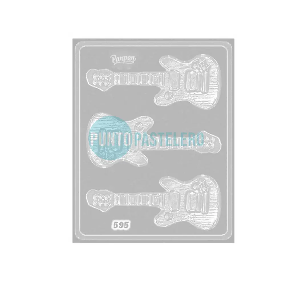 PLACA ACETATO GUITARRAS ELECTRICAS N° 595 [B6]