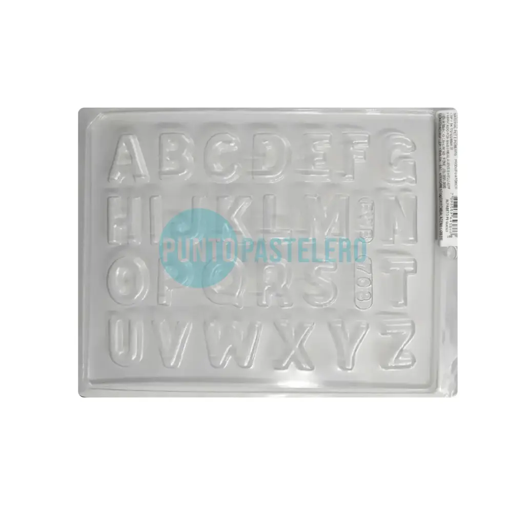 PLACA ACETATO ABECEDARIO REDONDEADO [B5]