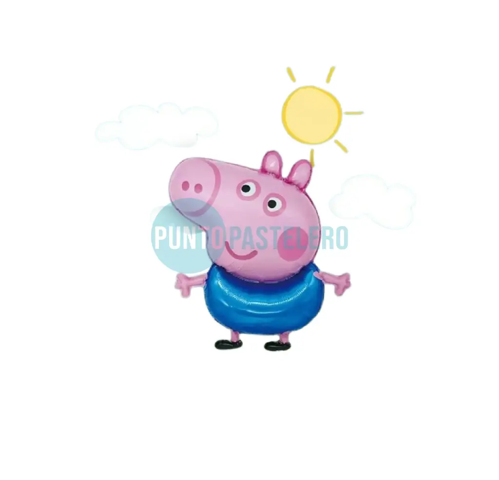 GLOBO METALIZADO PEPPA PIG GEORGE (40 CM) [1-2]