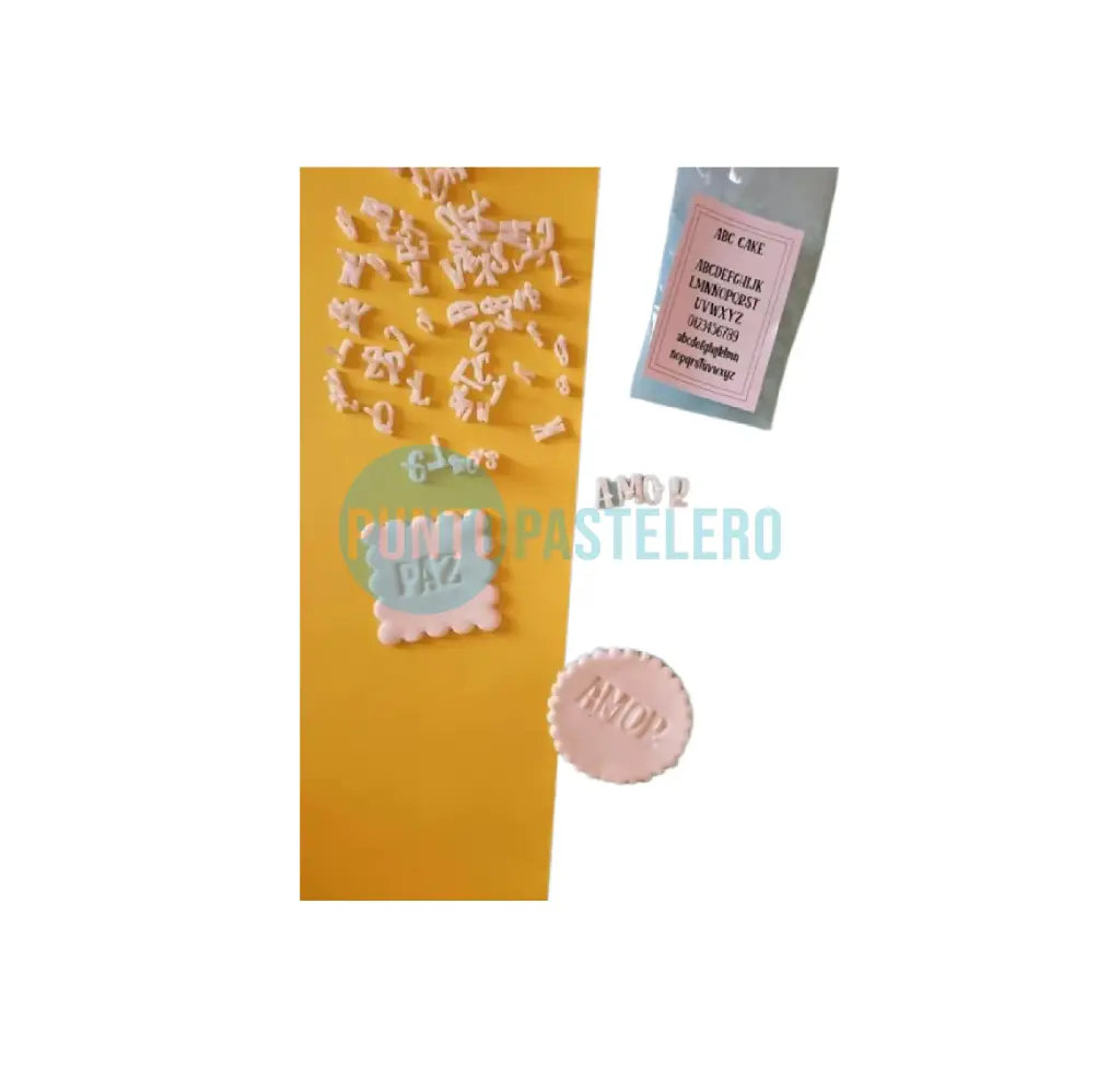 SET SELLO ABECEDARIO "CAKE" [P]