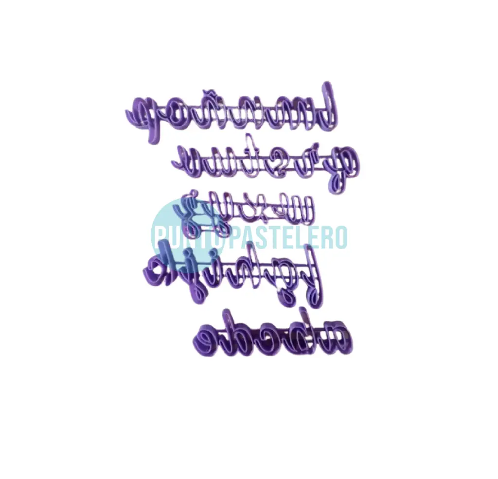 SET CORTANTE ABECEDARIO MINUSCULA ABC (3 CM) [P]