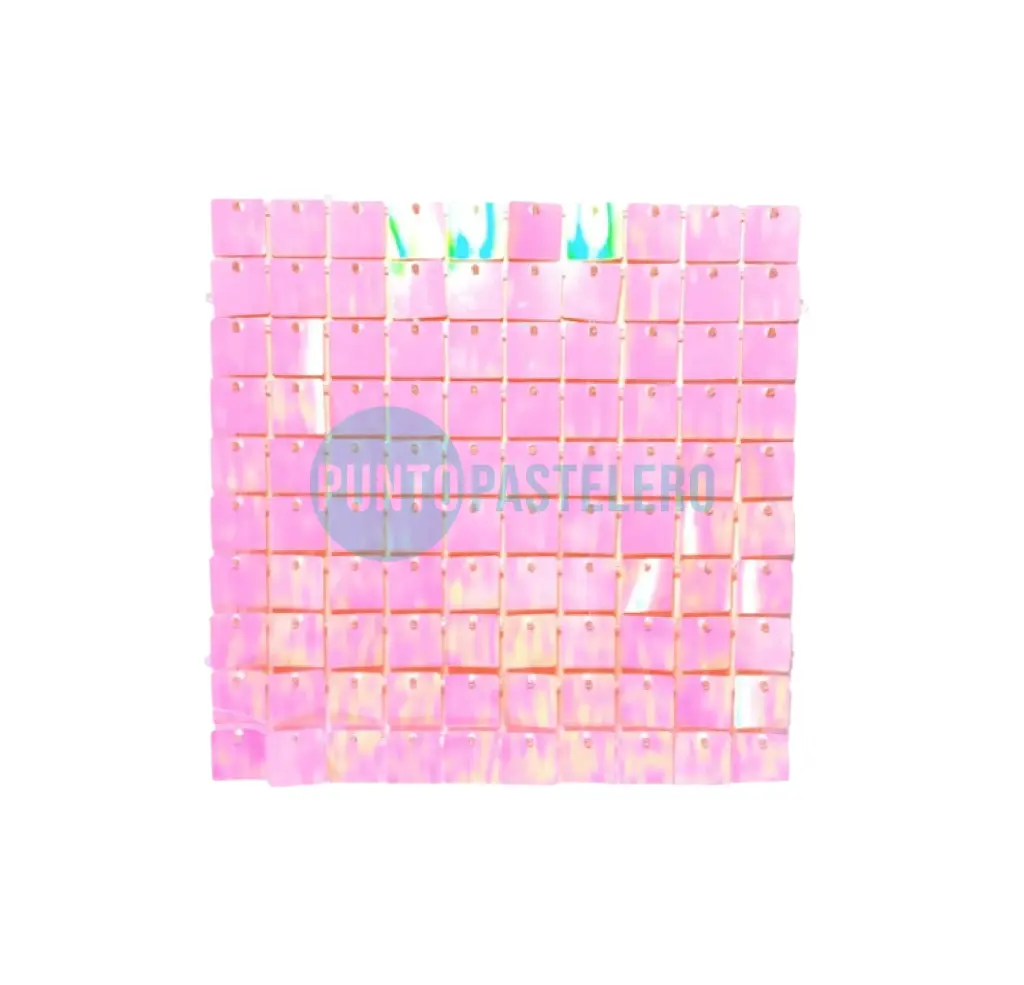 SHIMMER WALL SET 12 PANELES (+ ACCESORIOS) ROSA ARCOIRIS