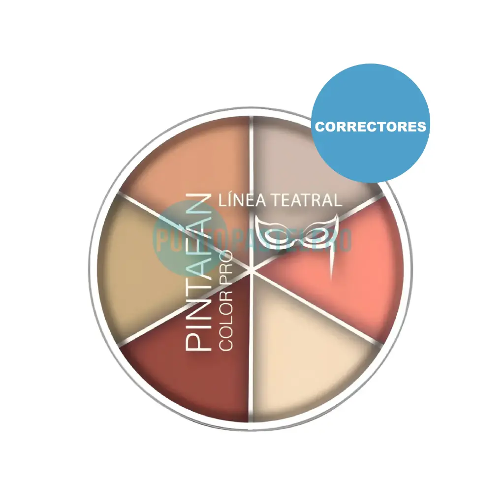 [TEAT02] RUEDA MAQUILLAJE TEATRAL 60 GR. N° 1 (CORRECTORES)