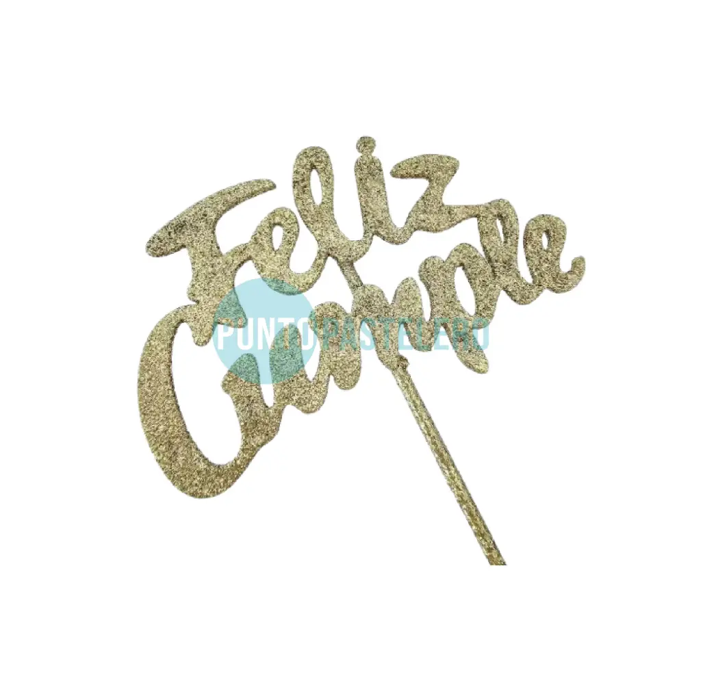 TOPPER FELIZ CUMPLE GIBREADO