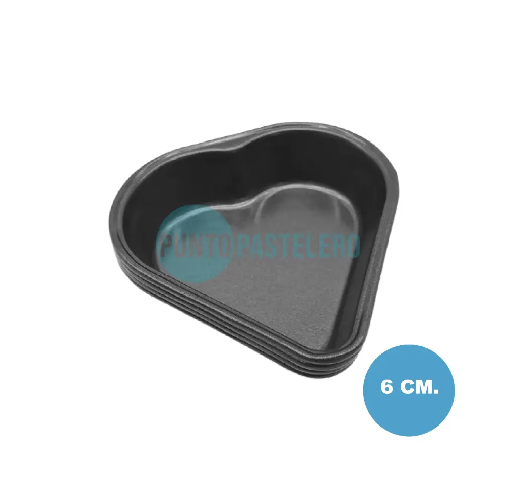 MINI TARTERA FIJA CORAZON (6 CM.)