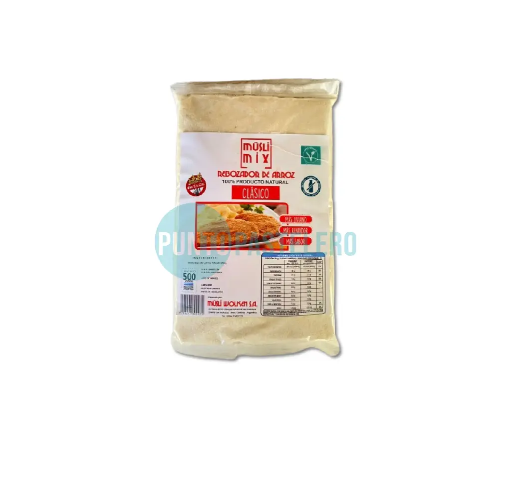 REBOZADOR DE ARROZ MUSLI MIX (X 500 GR.) (SIN TACC)