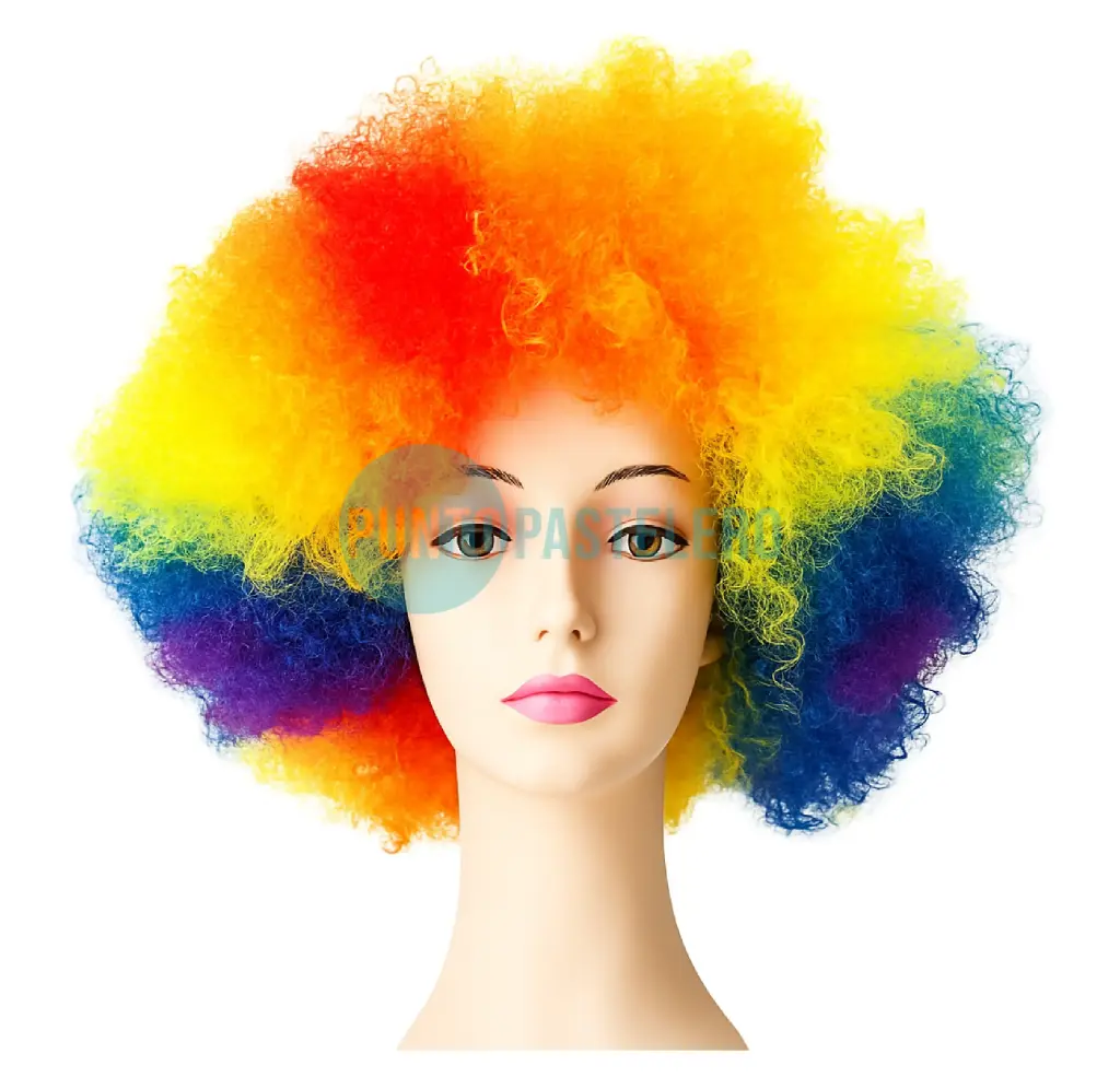 PELUCA PAYASO PREMIUM MULTICOLOR