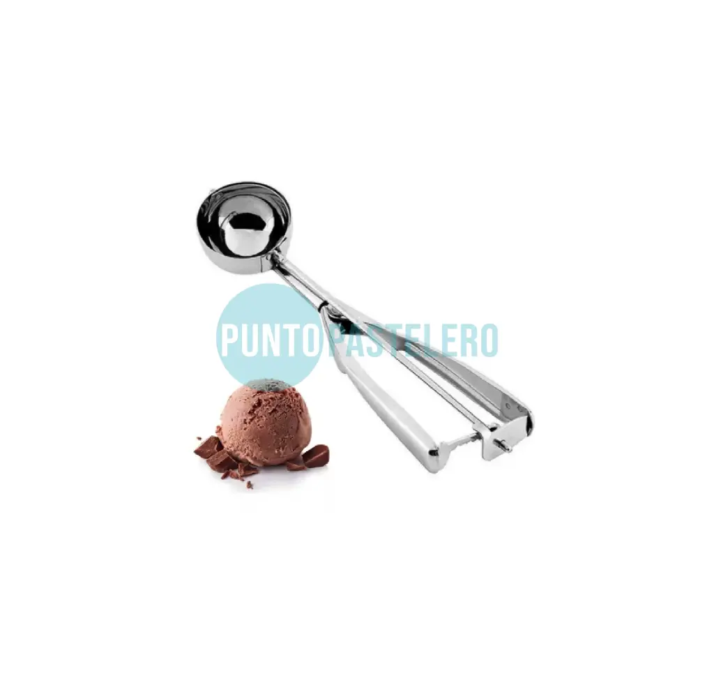 CUCHARA PARA HELADO ACERO INOXIDABLE (6 CM)