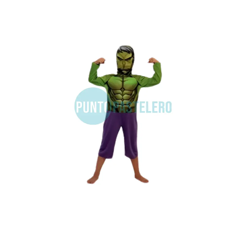 SET DISFRAZ ECO HULK (T 1)