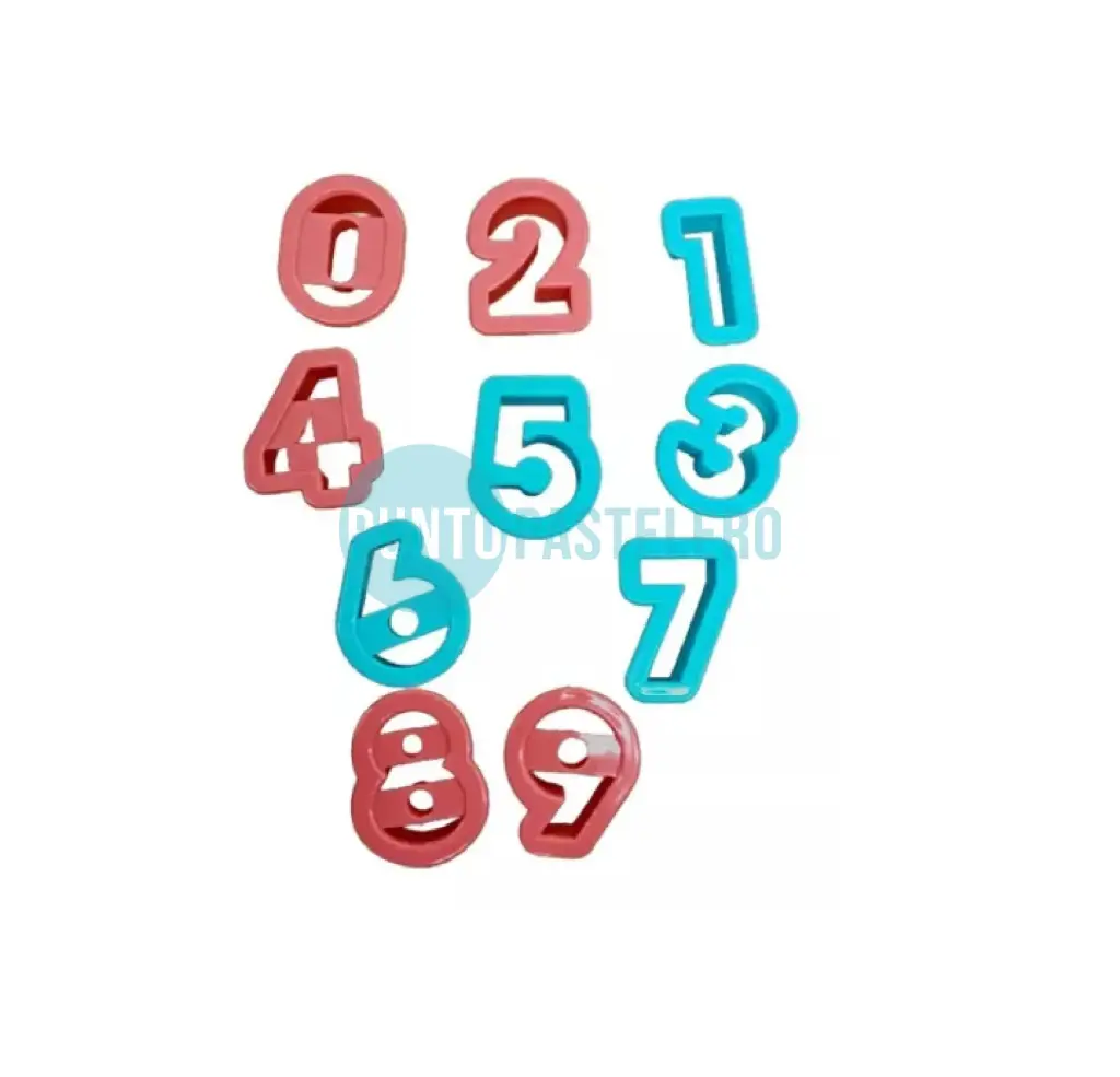 CORTANTE PLASTICO NUMEROS (4 CM) [P]