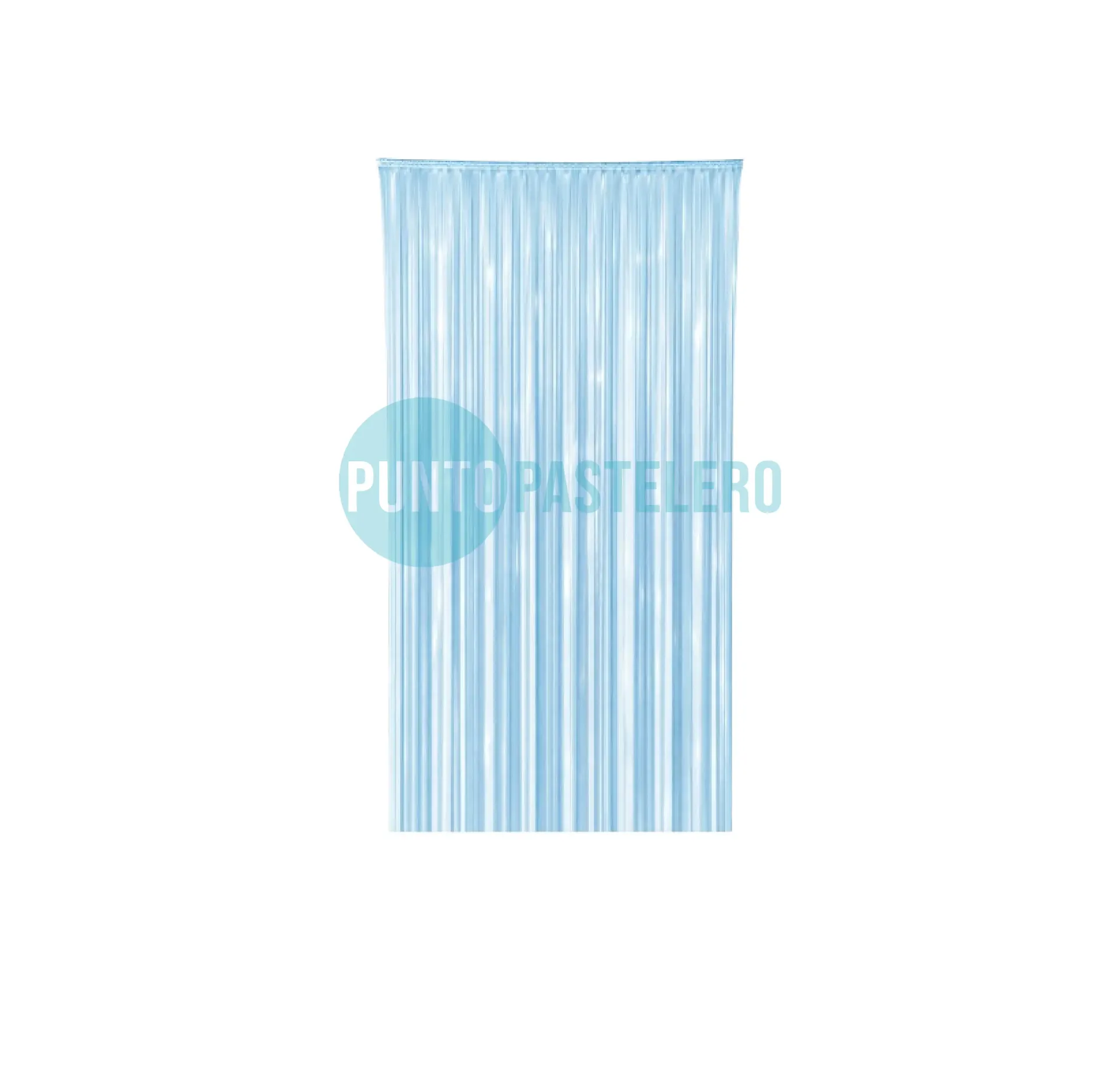 [7798420971019] CORTINA CELESTE PASTEL (1 X 2 MT.) (PARTY STORE)