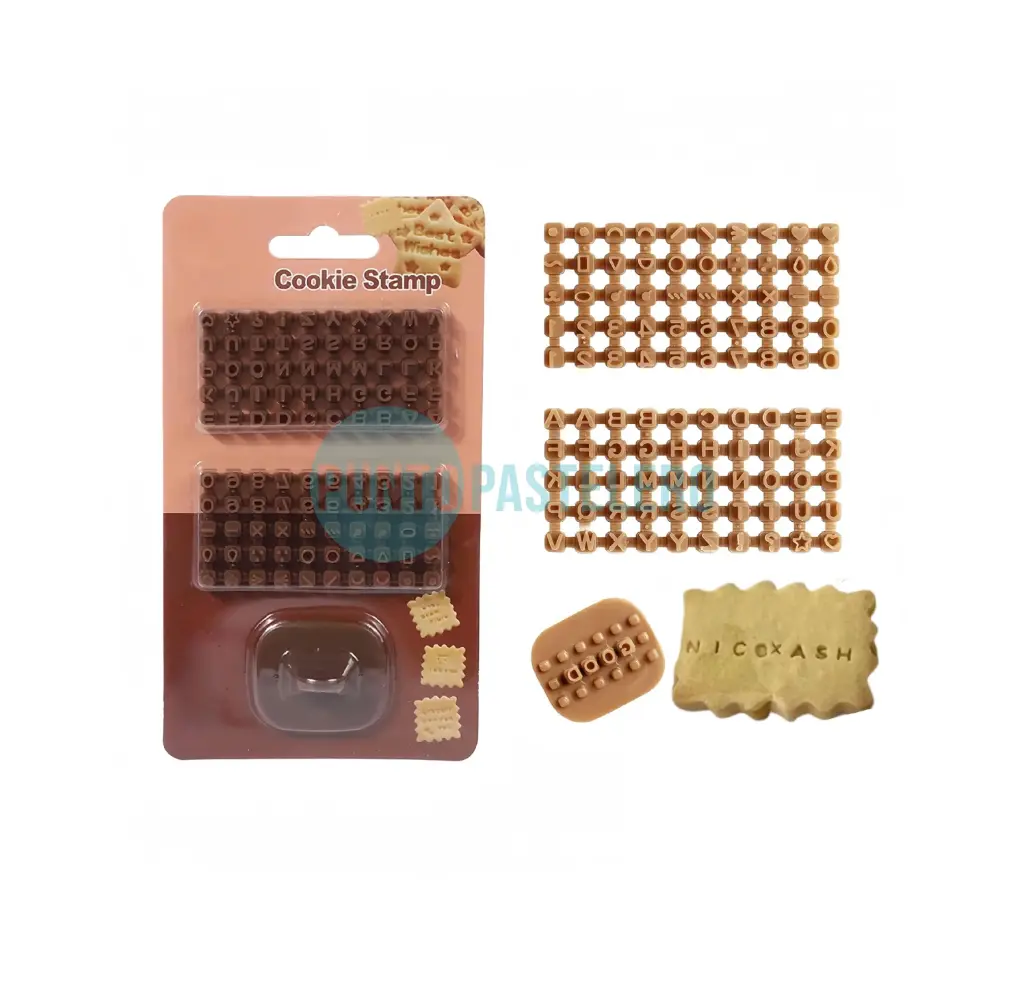 SELLO PARA GALLETITAS ABECEDARIO [P]