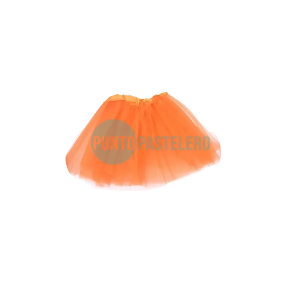 [6929217206019] TUTU 3 CAPAS NARANJA 30 CM