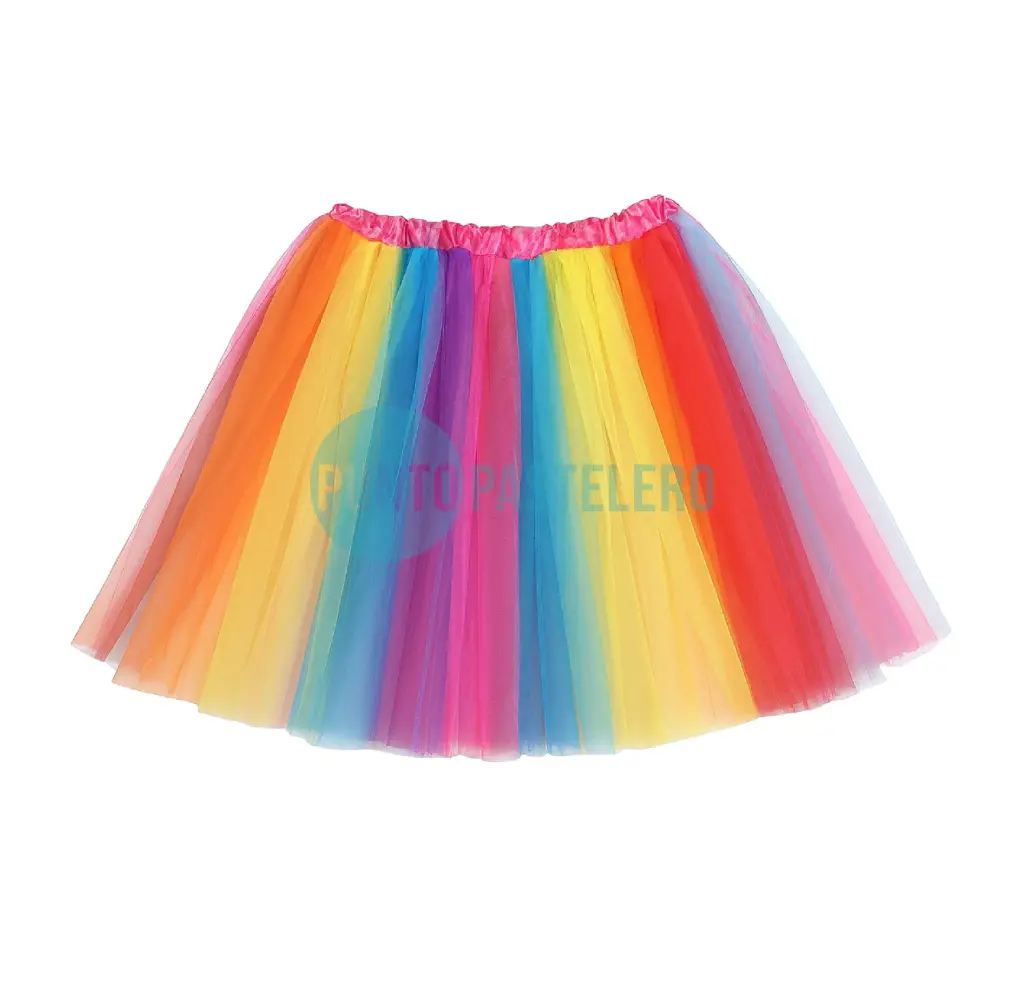 TUTU 3 CAPAS MULTICOLOR 30 CM