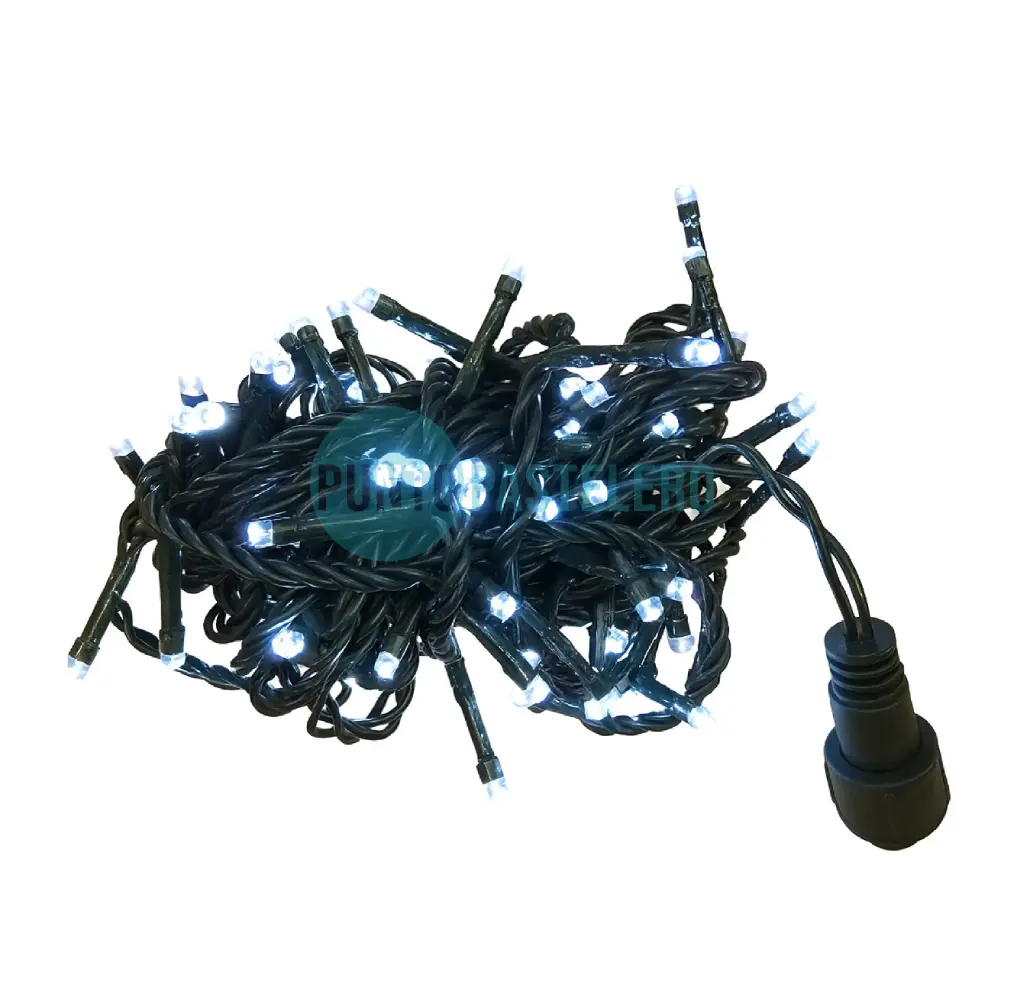 [6925336946270] GUIRNALDA LED 100 LUCES CABLE VERDE 220V (FRIA)