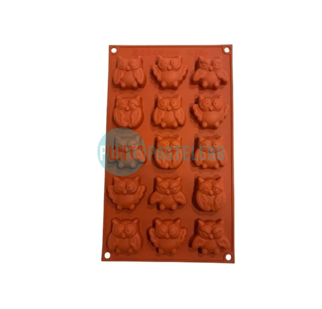 MOLDE SILICONA BUHOS GRANDES [P]