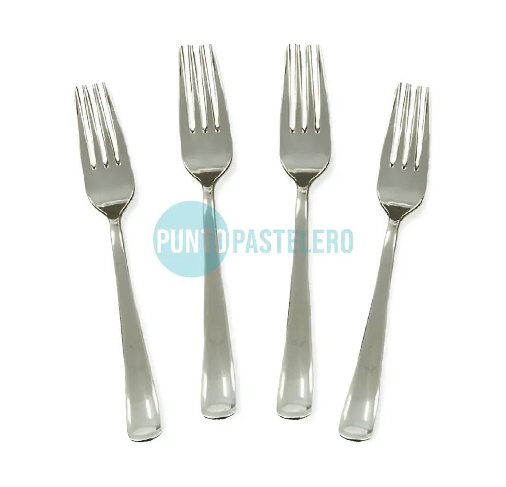 TENEDOR PLATEADO (18 CM) (X 20 U.)