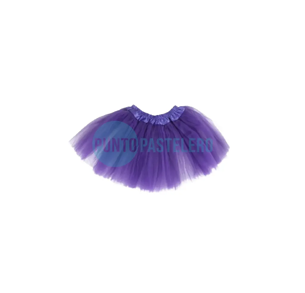 TUTU 3 CAPAS VIOLETA 30 CM