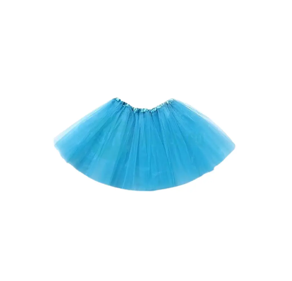 TUTU 3 CAPAS TURQUESA 30 CM