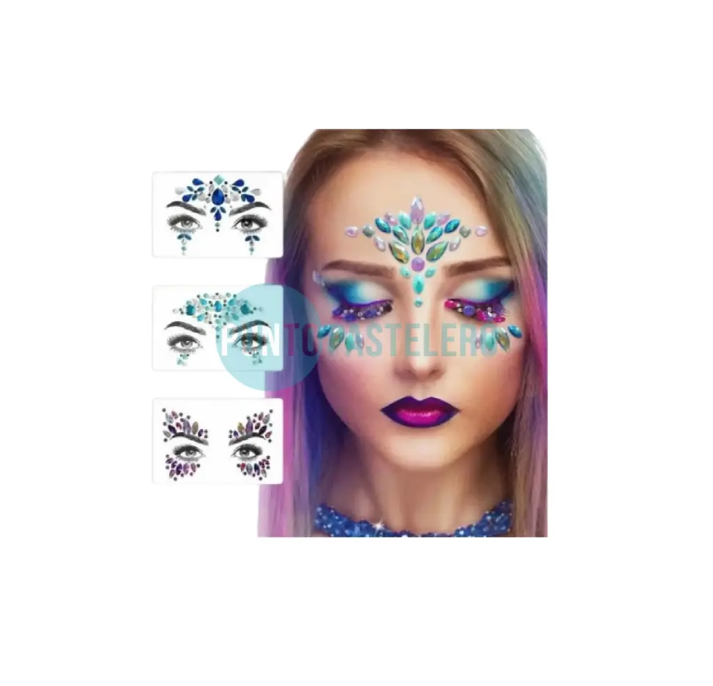 CRISTALES AUTOADHESIVOS STRASS SURTIDOS PARA OJOS