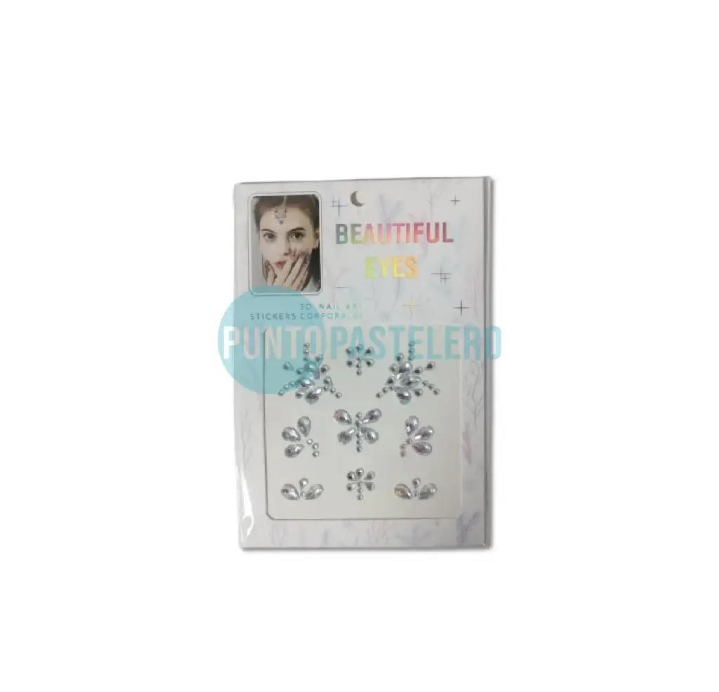 CRISTALES AUTOADHESIVOS STRASS SURTIDOS CORPORALES