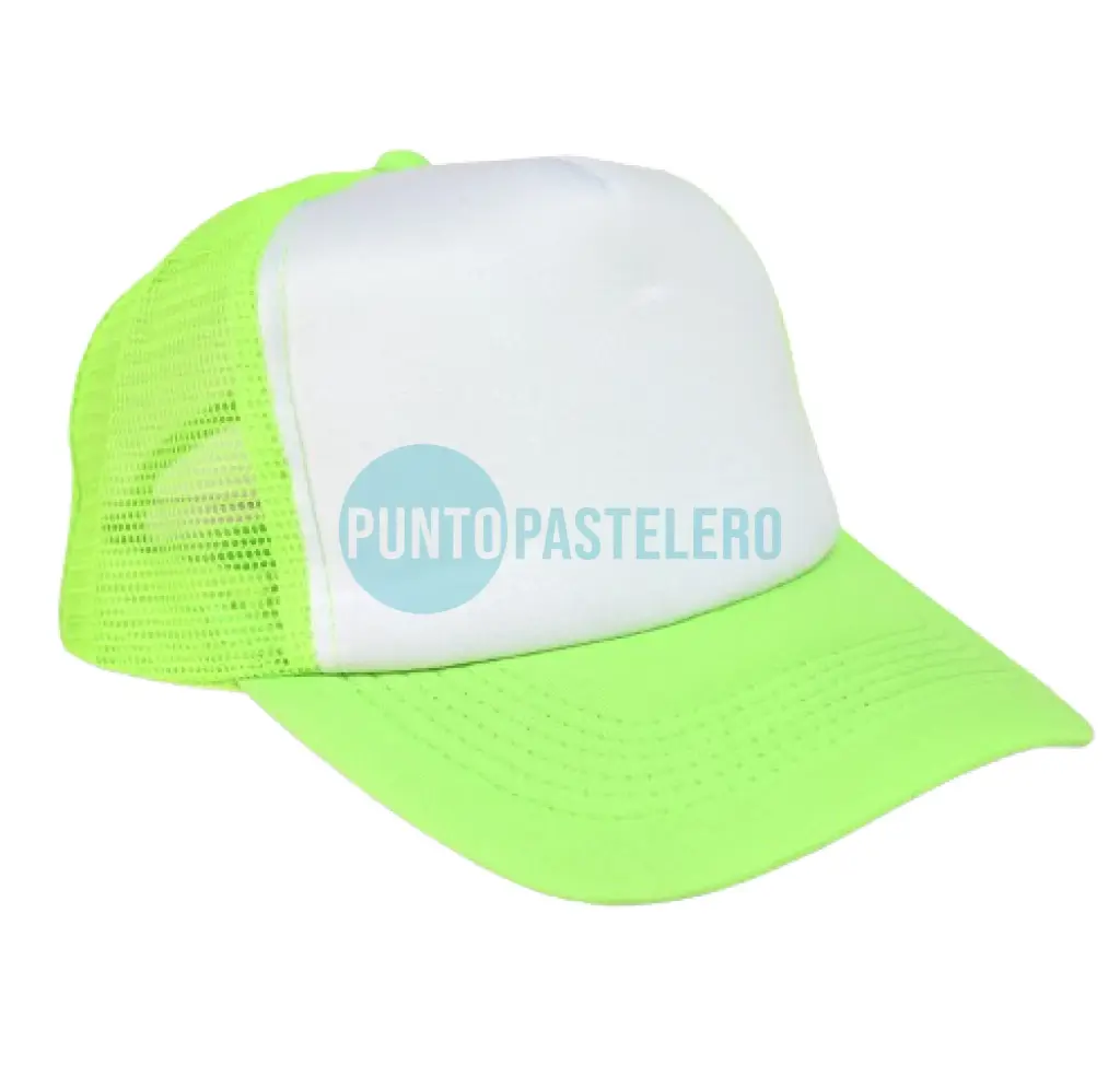 GORRA VISERA TRUCKER FLUO VERDE