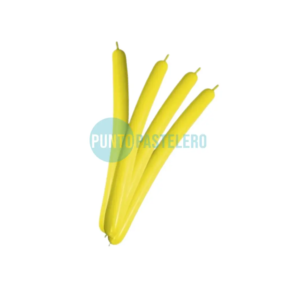 GLOBO GLOBOLOGIA AMARILLO SATINADO (X 12 U.)