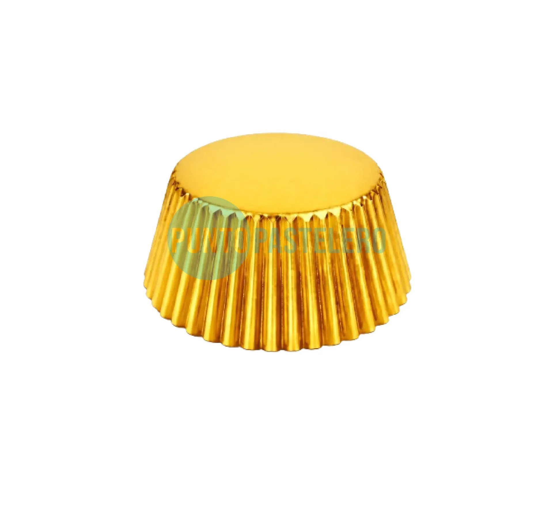 PIROTIN CUPCAKE Nº7 METALIZADO DORADO (X 100 U.)