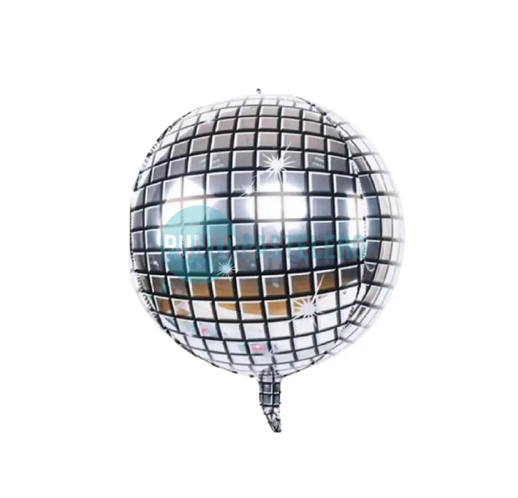 GLOBO METALIZADO BOLA DE ESPEJOS 25 (CM) (4D) [X31]