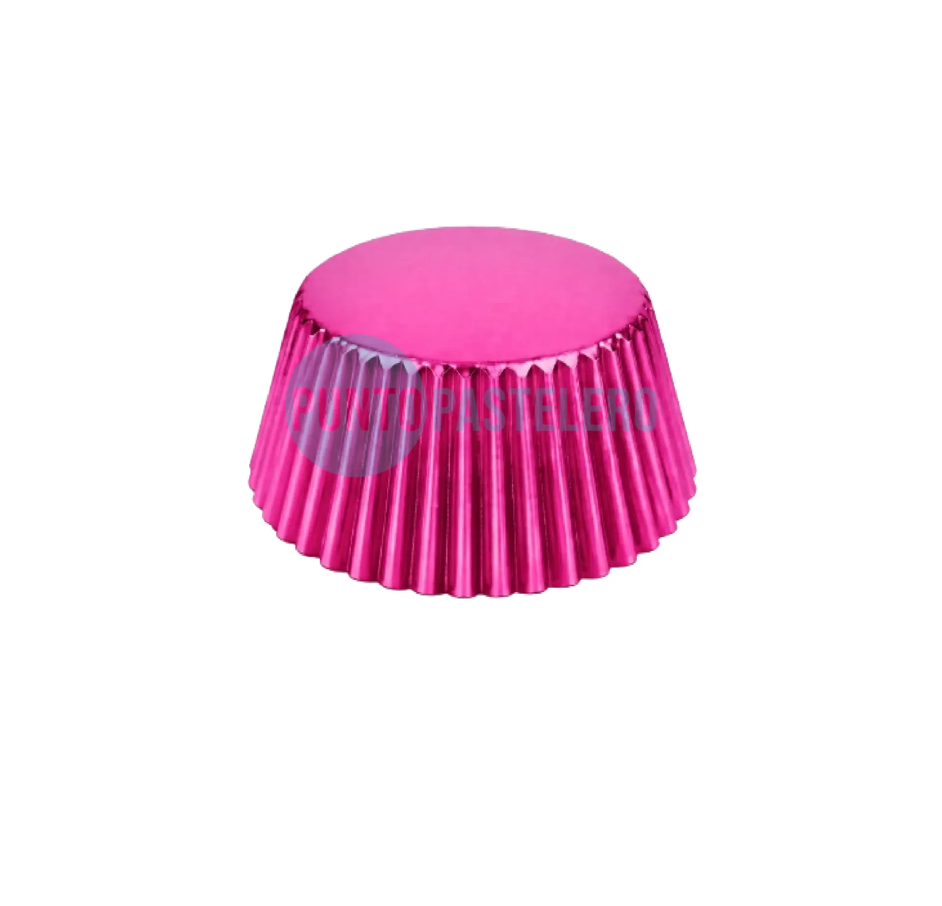 PIROTIN CUPCAKE Nº7 METALIZADO FUCSIA (X 100 U.)