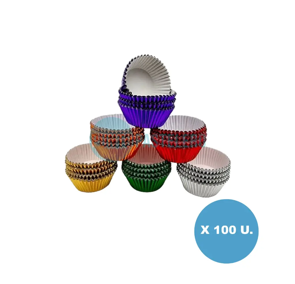 PIROTIN METALIZADO (COLORES SURTIDOS) (6 CM) (X 100 U.)