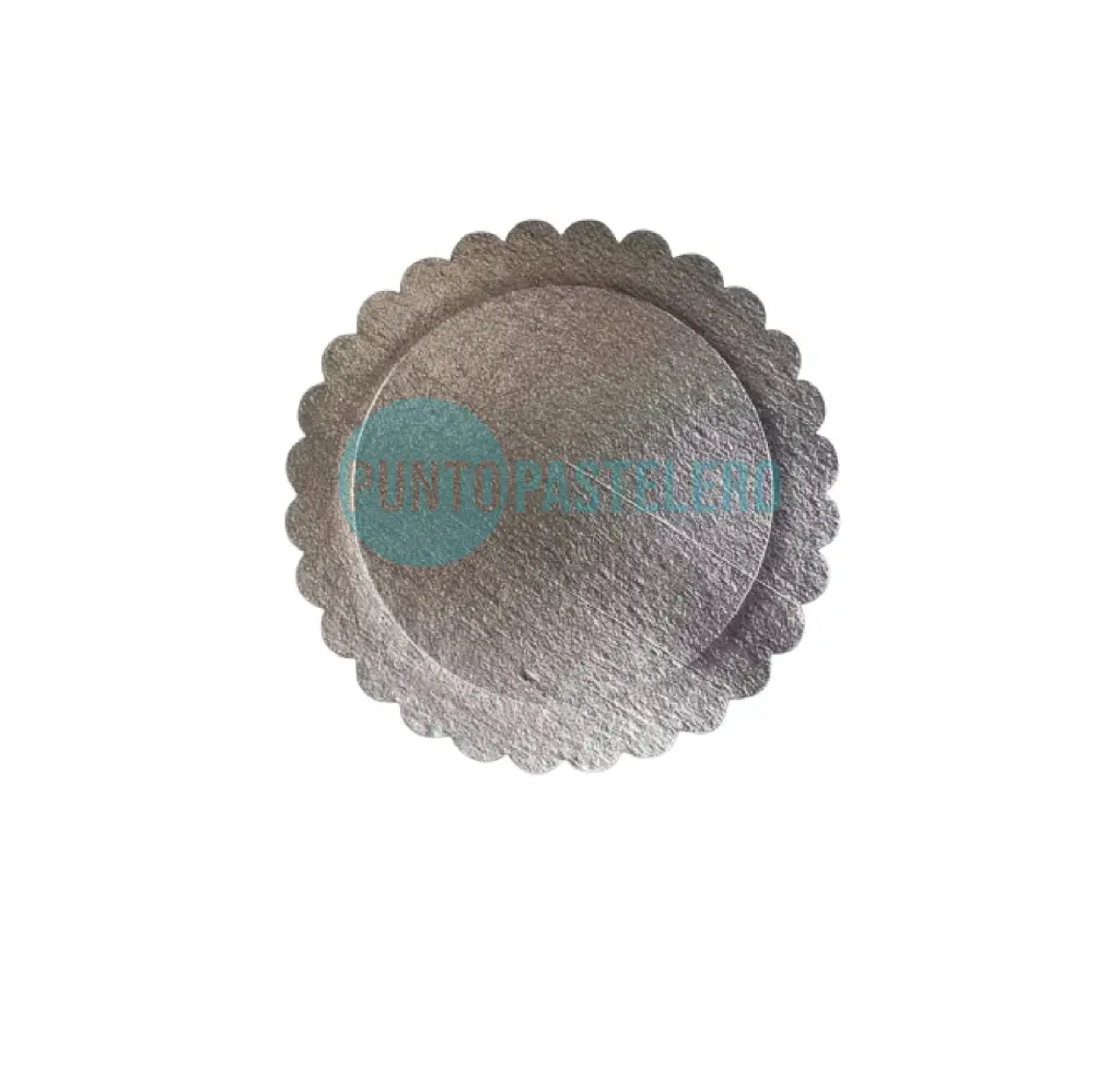 PLATO PLATA FLOR NOBLEZA (30 CM)