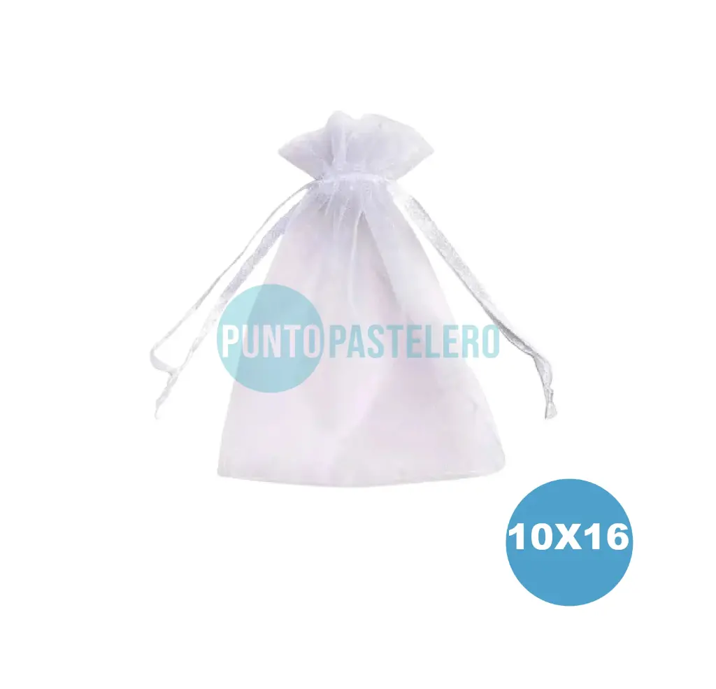 [00103214] BOLSA ORGANZA BLANCA (10X16 CM) (X 10 U.)