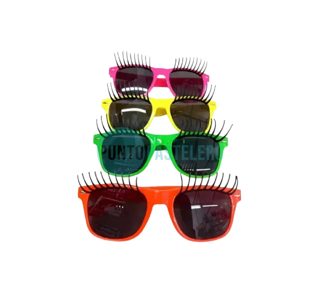 ANTEOJO CON PESTAÑAS COLORES SURTIDOS