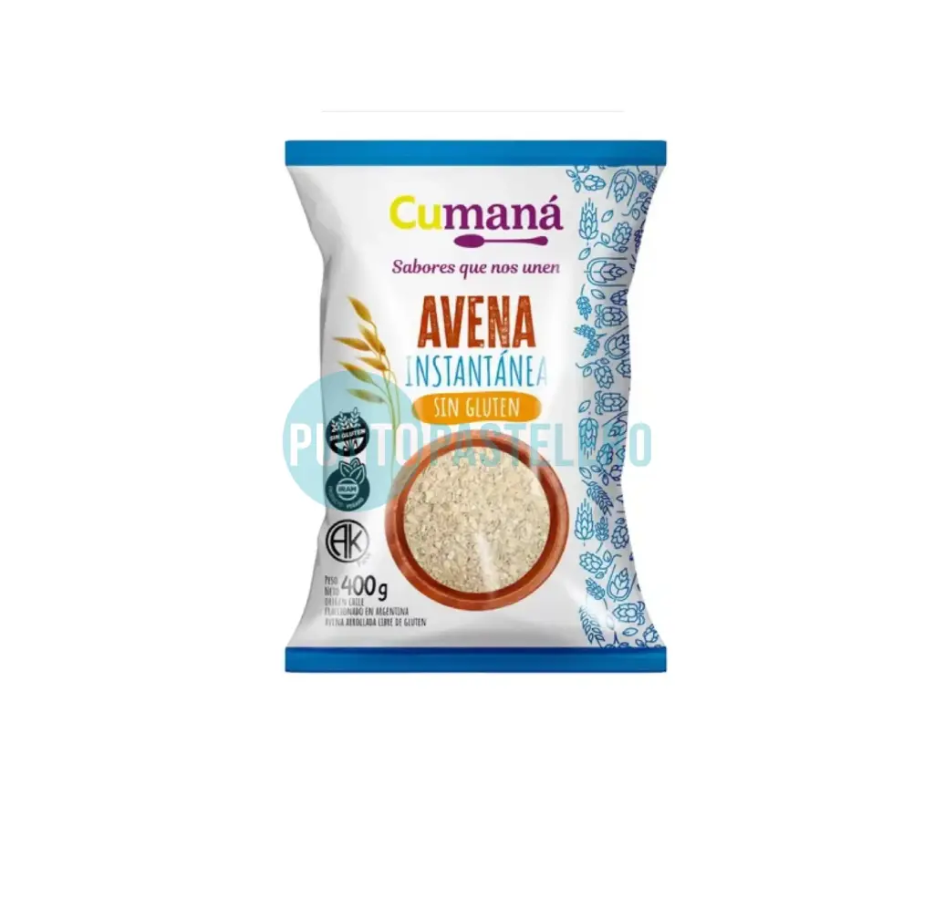 [7791885414015] AVENA INSTANTANEA CUMANA (X 400 GR.) (SIN TACC)