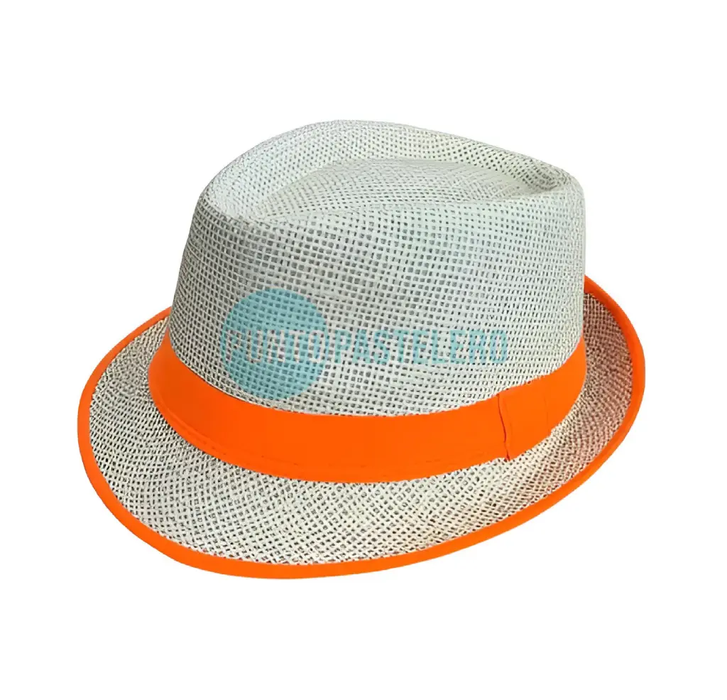 GORRO PANAMEÑO CON CINTA (COLORES VARIOS)