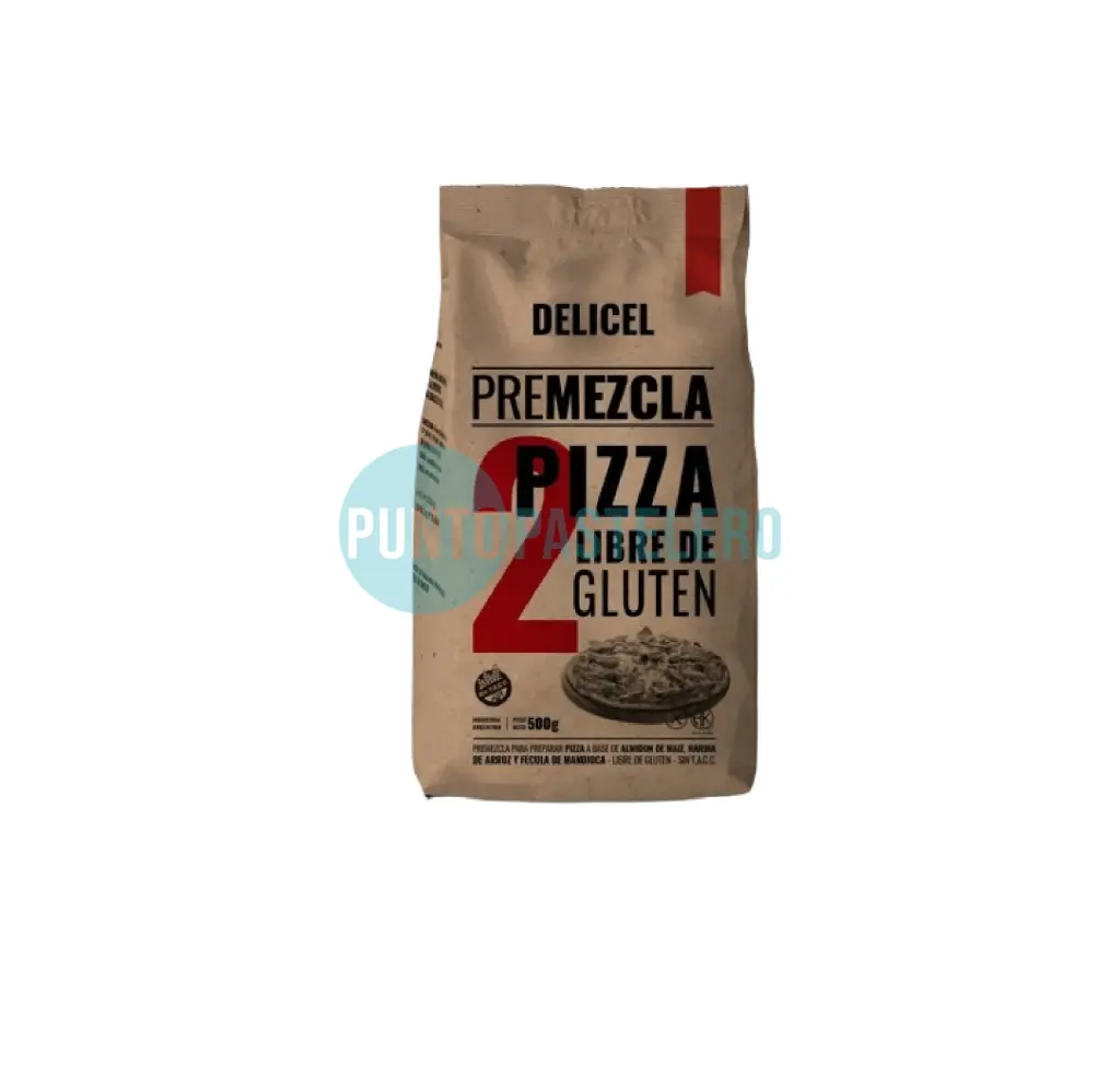 PREMEZCLA PARA PIZZA Nº 2 DELICEL (X 500 GR.) (SIN TACC)