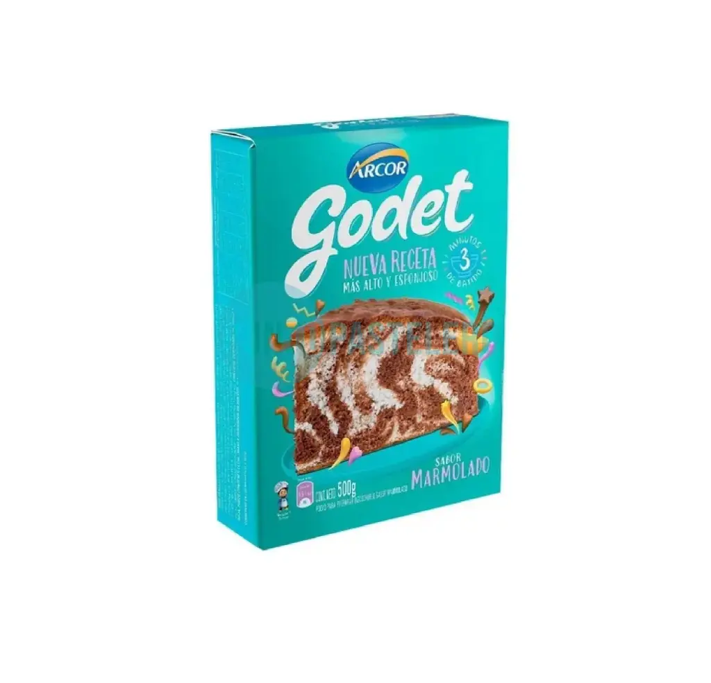 BIZCOCHUELO MARMOLADO GODET (X 480 GR.)