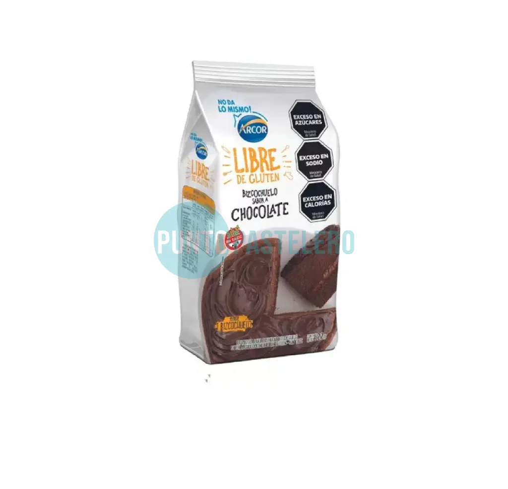 [7790580126087] PREMEZCLA BIZCOCHUELO CHOCOLATE ARCOR (X 500 GR.) (SIN TACC)