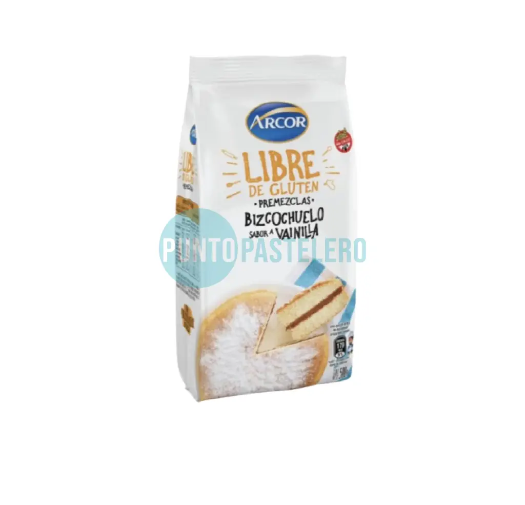 PREMEZCLA BIZCOCHUELO VAINILLA ARCOR (X 500 GR.) (SIN TACC)