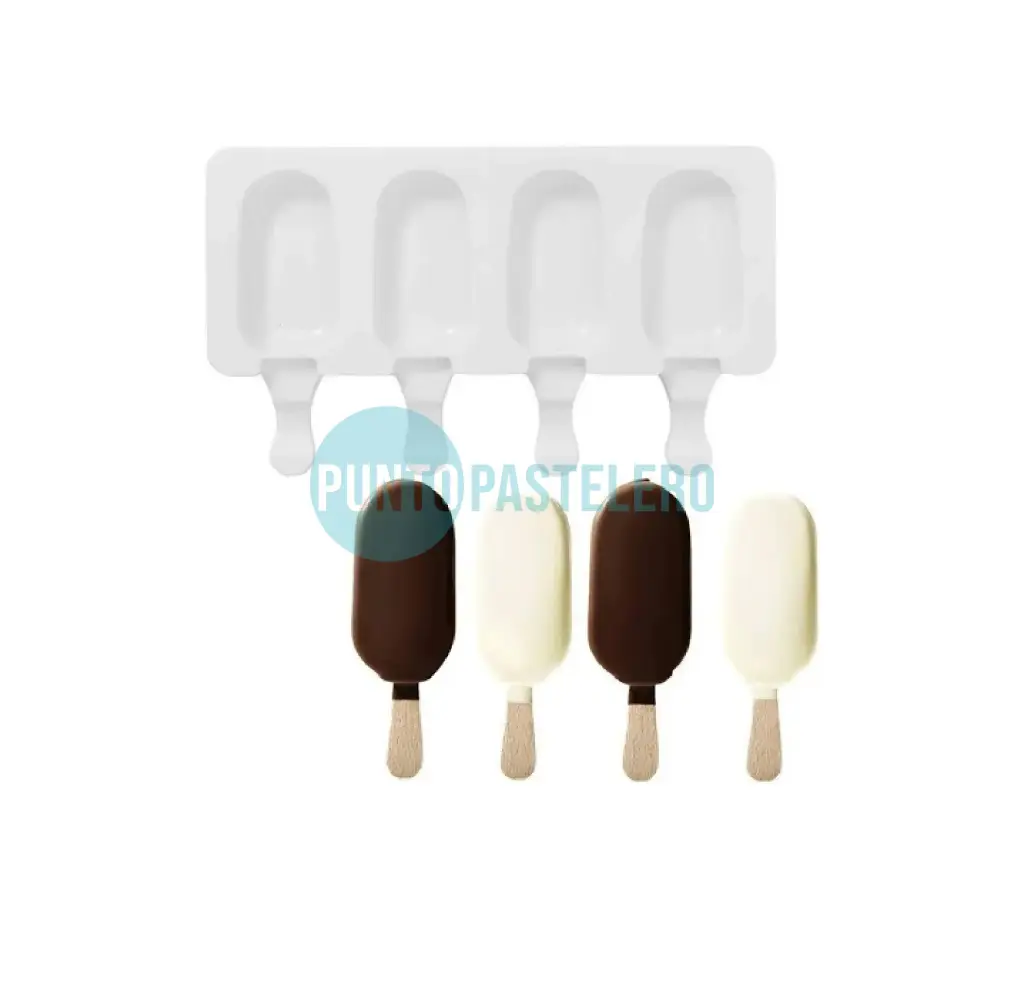 MOLDE DE SILICONA PALETAS DE HELADO CHICAS [P]