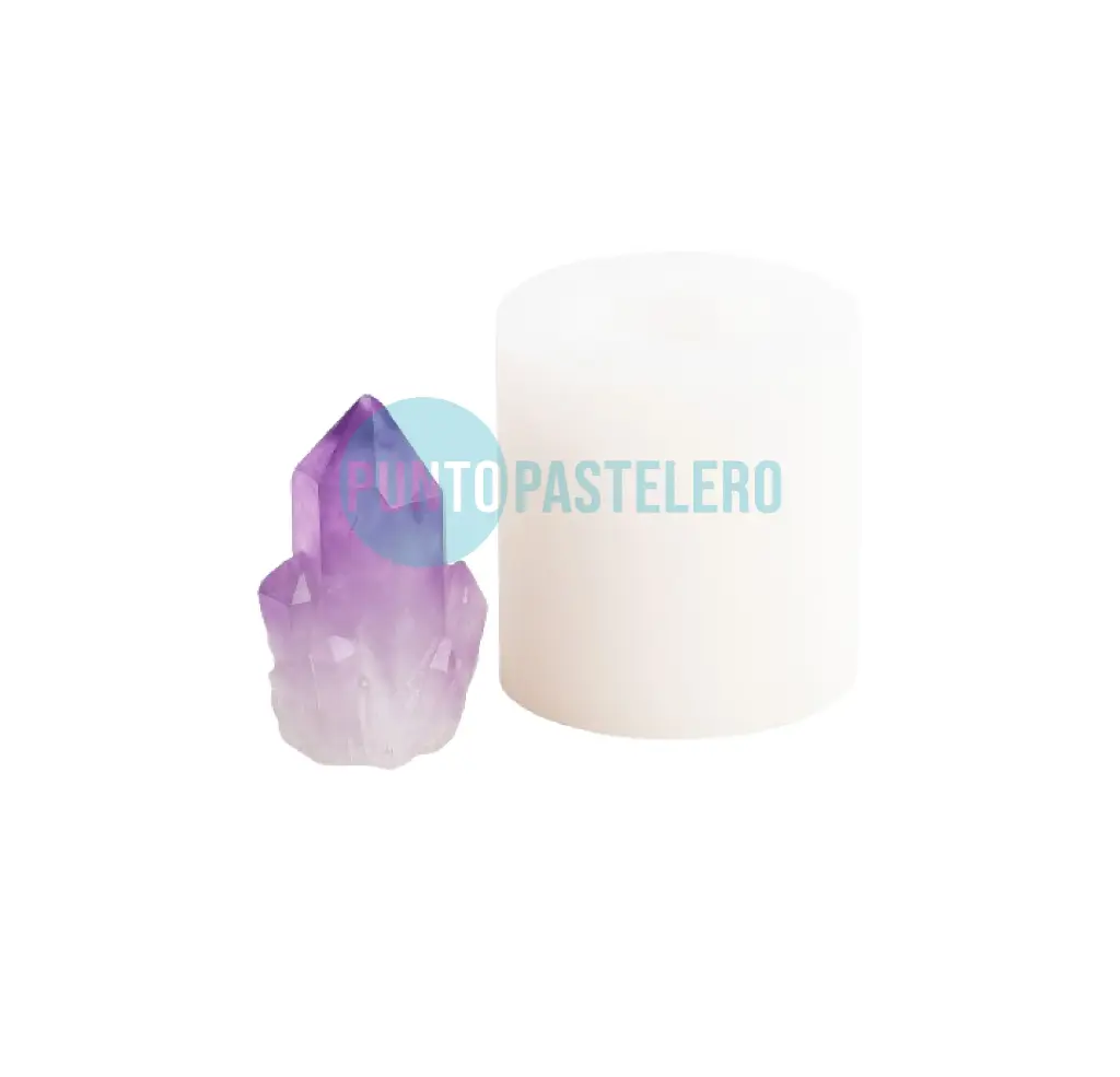 MOLDE SILICONA MODELO PIEDRA CUARZO (6Q5) [B8]