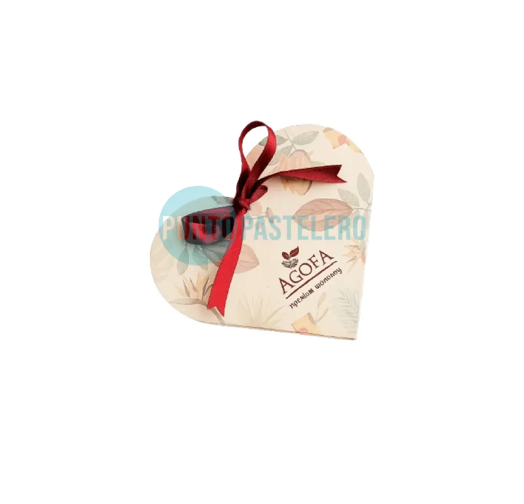 ESTUCHE CORAZON MEDIANO BOMBONES RELLENOS AGOFA (X 150 GR.)
