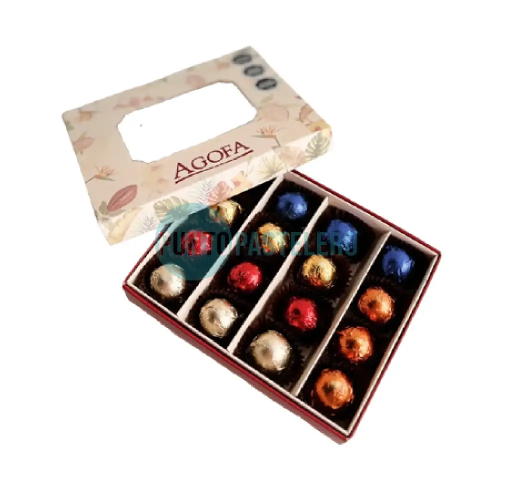 ESTUCHE VISOR CON BOMBONES DE LICOR AGOFA (X 150 GR.)