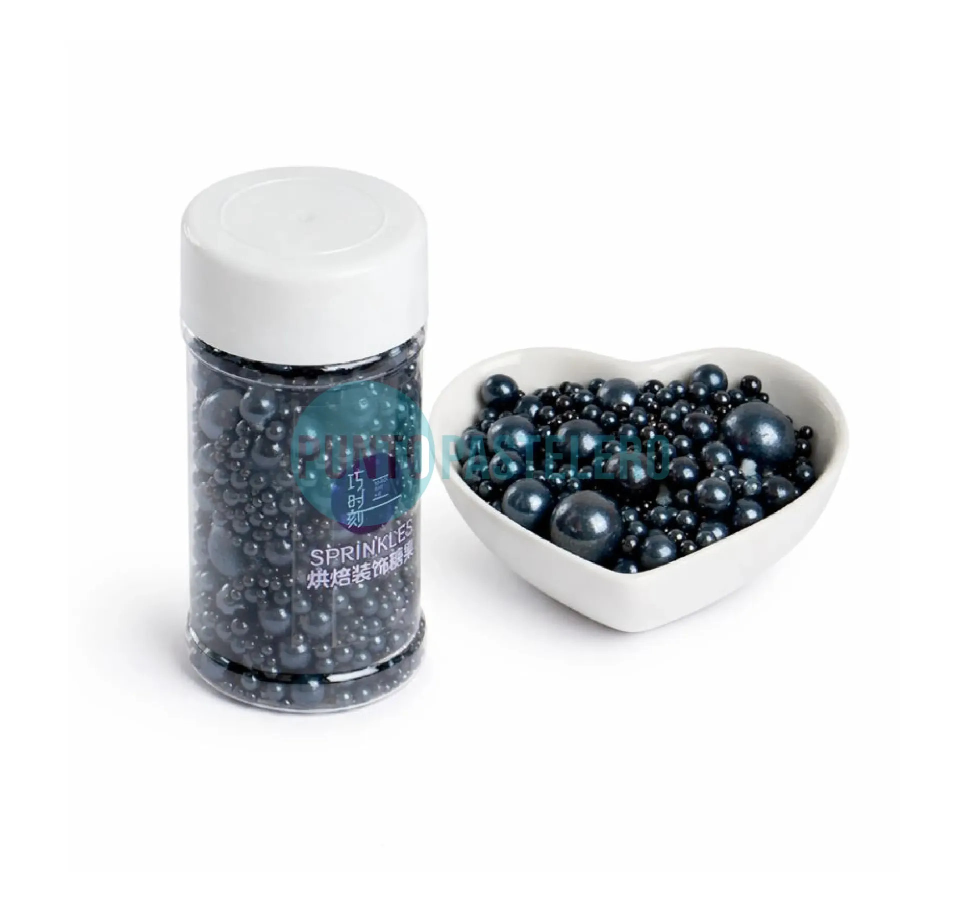 [PERLN100] FRASCO PERLAS COMESTIBLES MIX NEGRO (X 100 GR.)