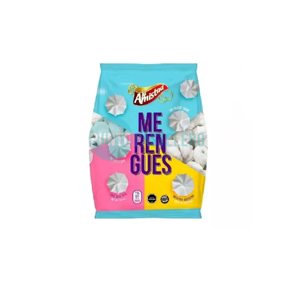 [7793013000152] MERENGUES MINI LA AMISTAD BLANCO (X 100 GR.)